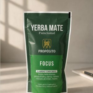 Yerba Mate Propósito Funcional Focus Doy Pack refill 250gr