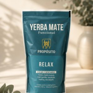 Yerba Mate Propósito Funcional Relax Doy Pack refill 250gr